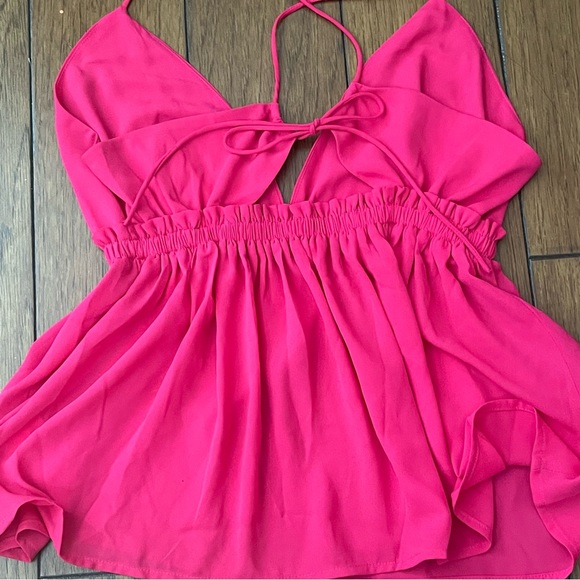 Hot pink Baby doll tank top express - Picture 3 of 3